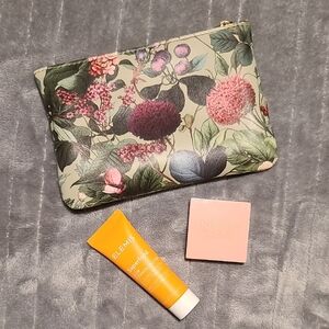 Ipsy Floral Print Makeup Bag